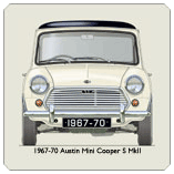 Austin Mini Cooper S MkII 1967-70 Coaster 2